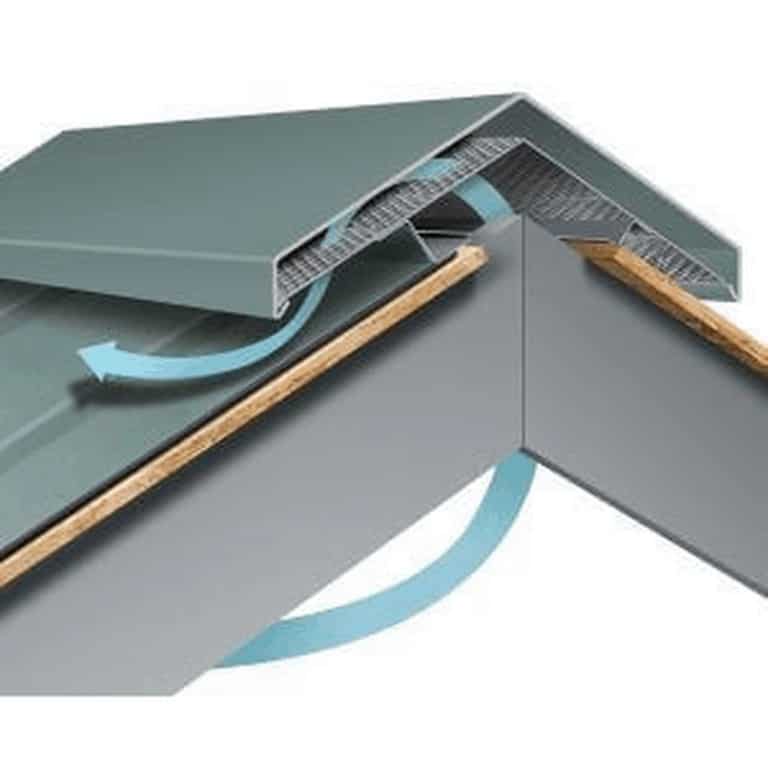 Are Roof Ridge Vents Necessary? - A Picture of Roof Ridge Vent with Air Flowing In