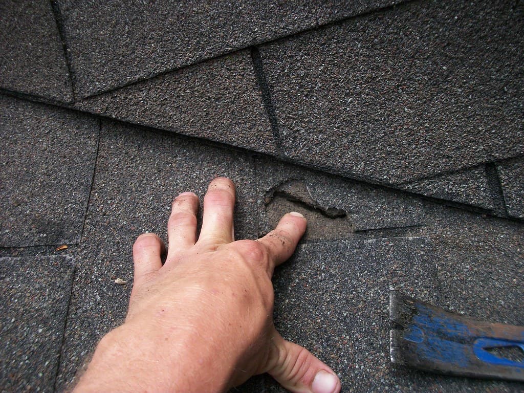 Exposed roofing