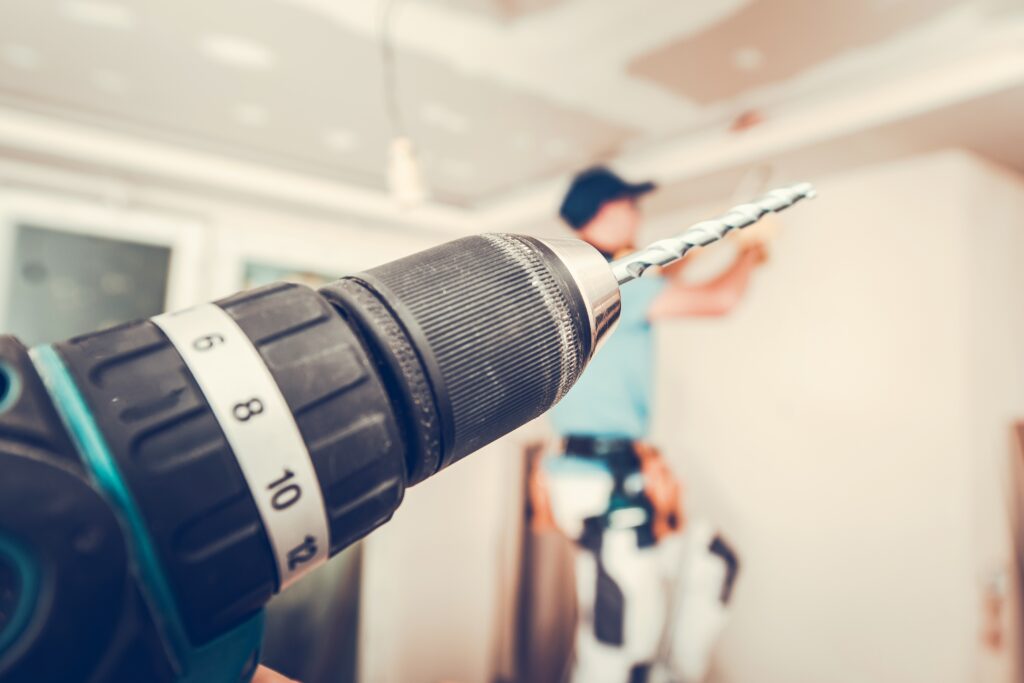 Basement Remodel St Paul - A Basement Remodeling Crew Working in the Basement