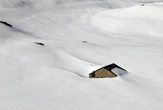 Extreme snow weather.