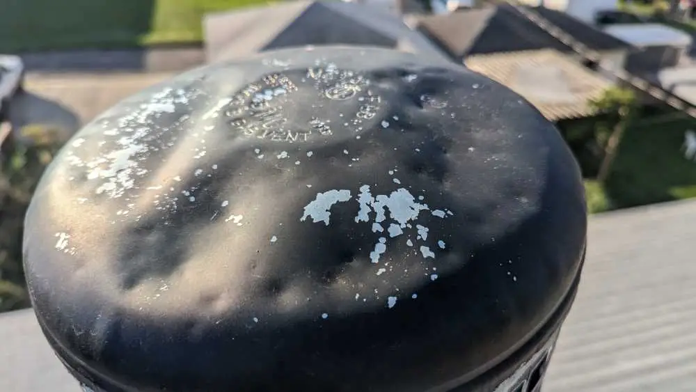 Picture of Hail Damage on Roof Inspection